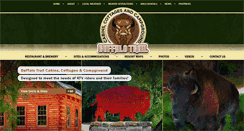 Desktop Screenshot of buffalotrailcabins.com